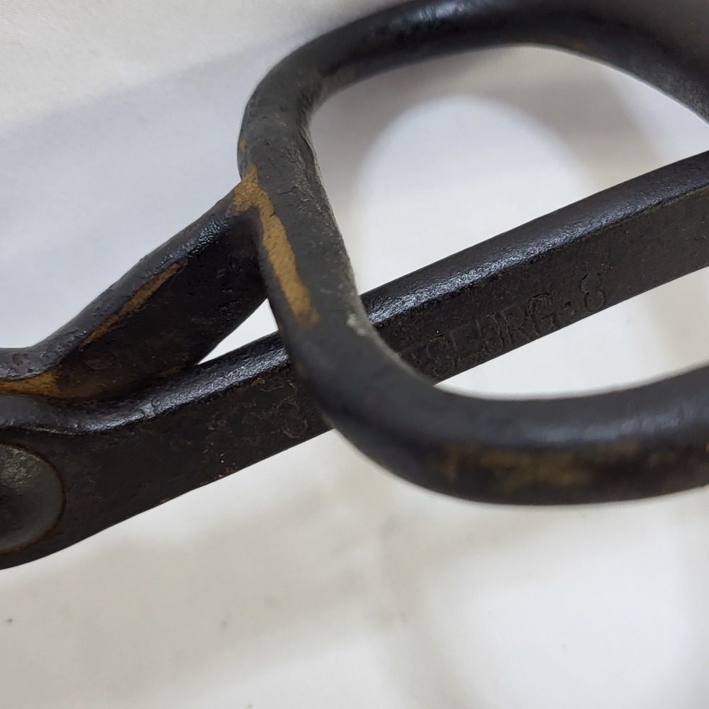 Antique Staatsburg NY Ice Block Tongs 17in Iron Ice Harvesting Tool Primitive - Picture 10 of 14